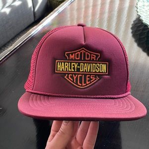 Harley Davidson Trucker Snap Back Hat